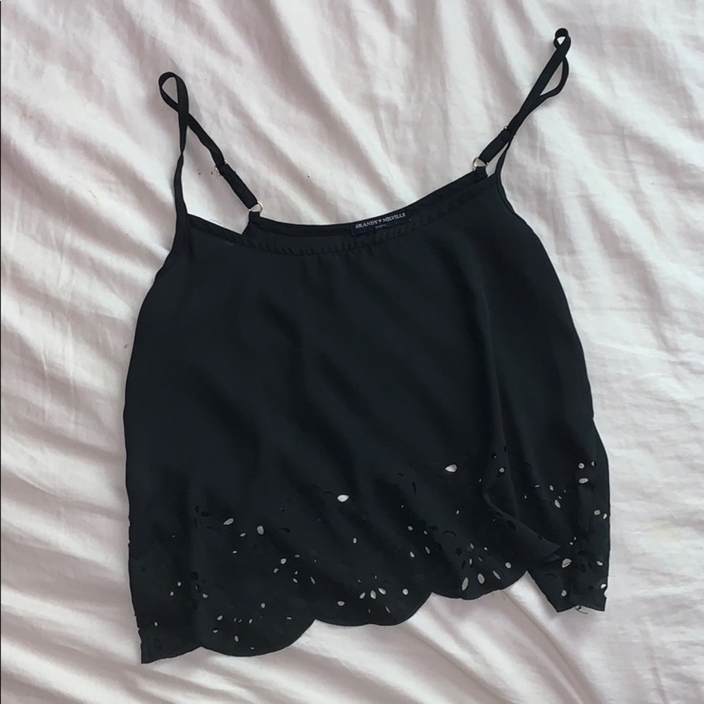 Black Blouse with Thin strap